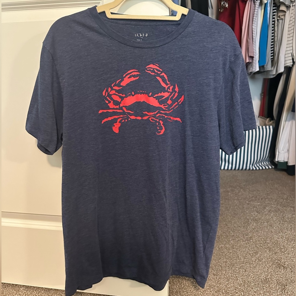 Men’s Large J. Crew Short Sleeve - Crab Logo